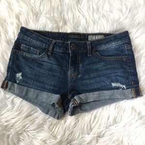 Aeropostale Shorty Denim Shorts